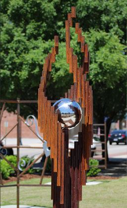 Guardian, sculpture by Christian Happel